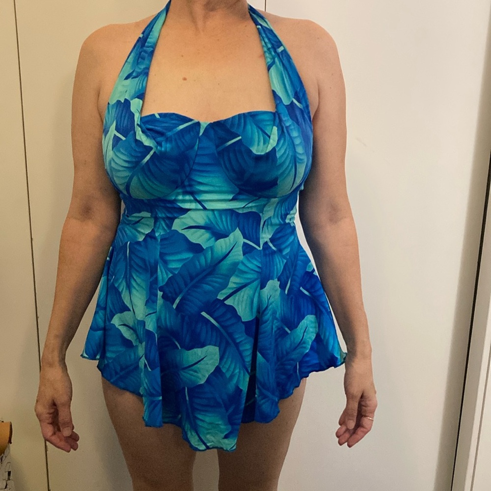 Vintage LE COVE dress style swimsuit